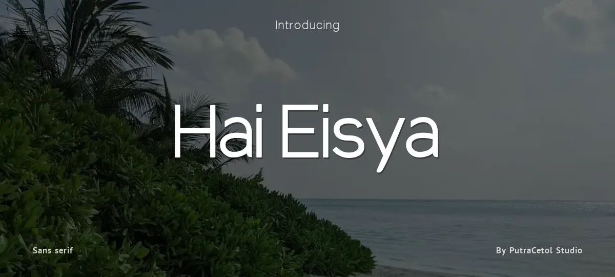 Hai Eisya font preview