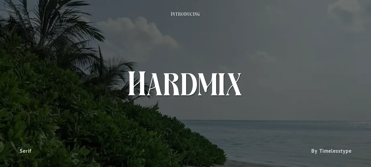 Hardmix font preview