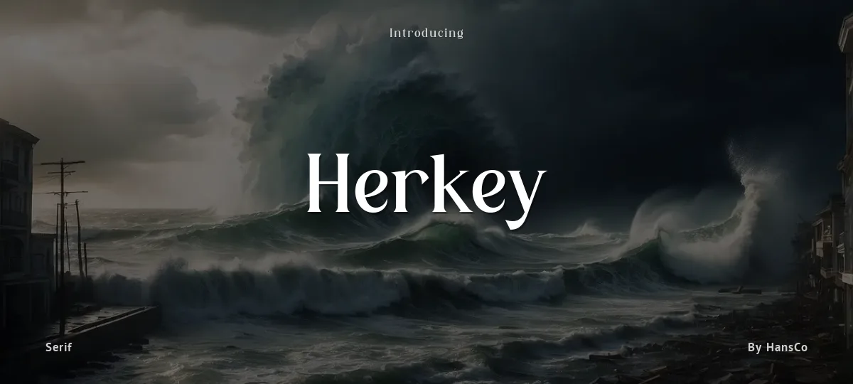 Herkey font preview