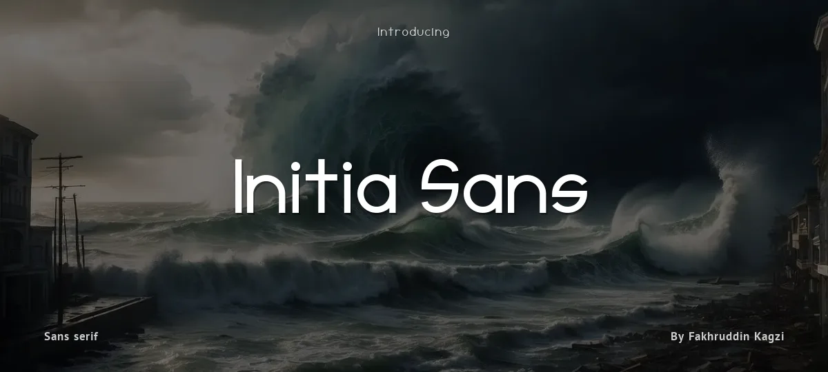 Initia Sans font preview