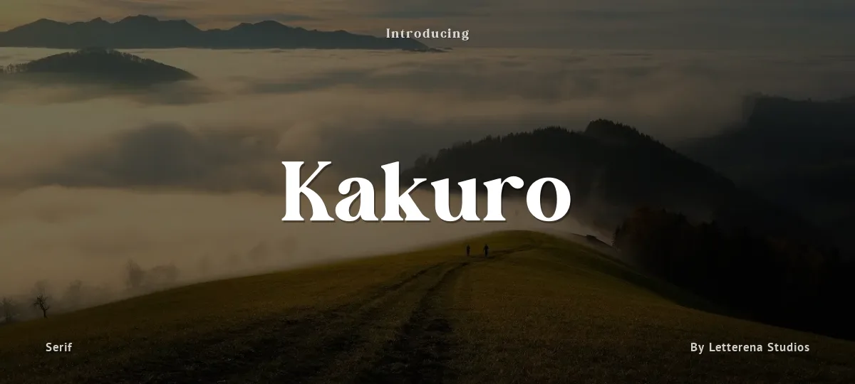 Kakuro font preview