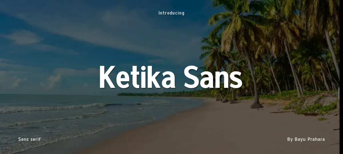 Ketika Sans font preview