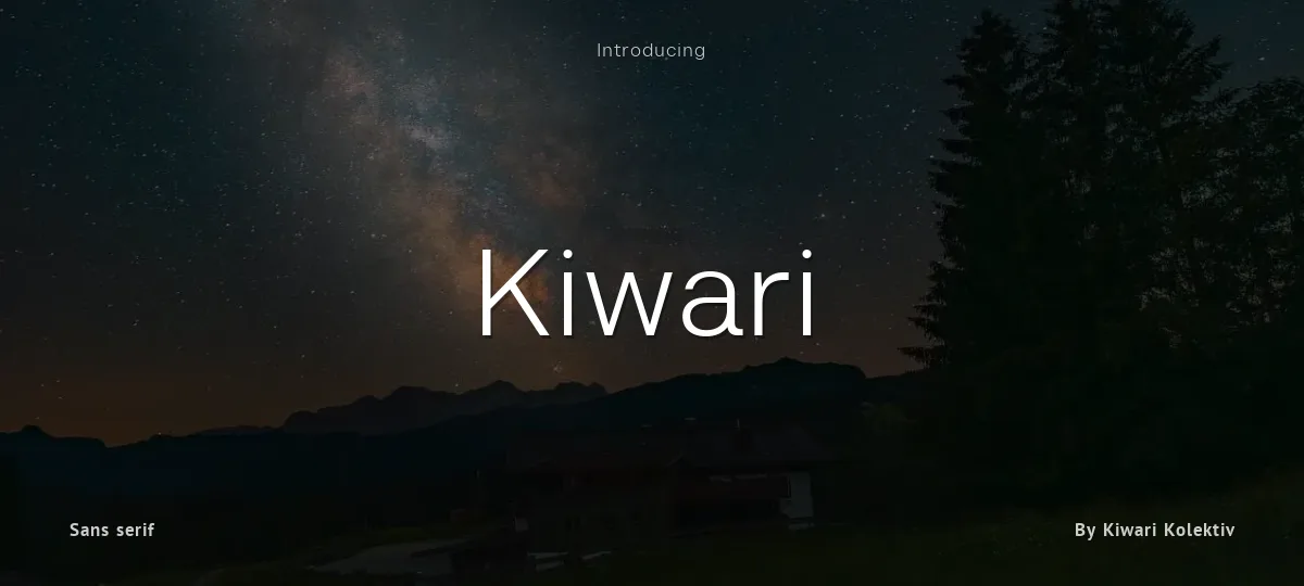 Kiwari font preview