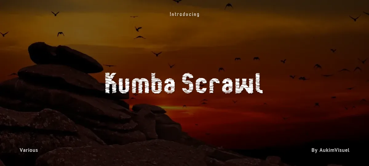 Kumba Scrawl font preview
