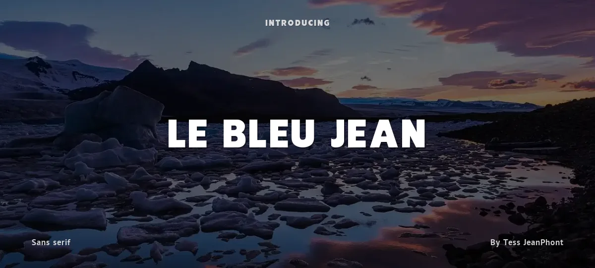 Le Bleu Jean font preview