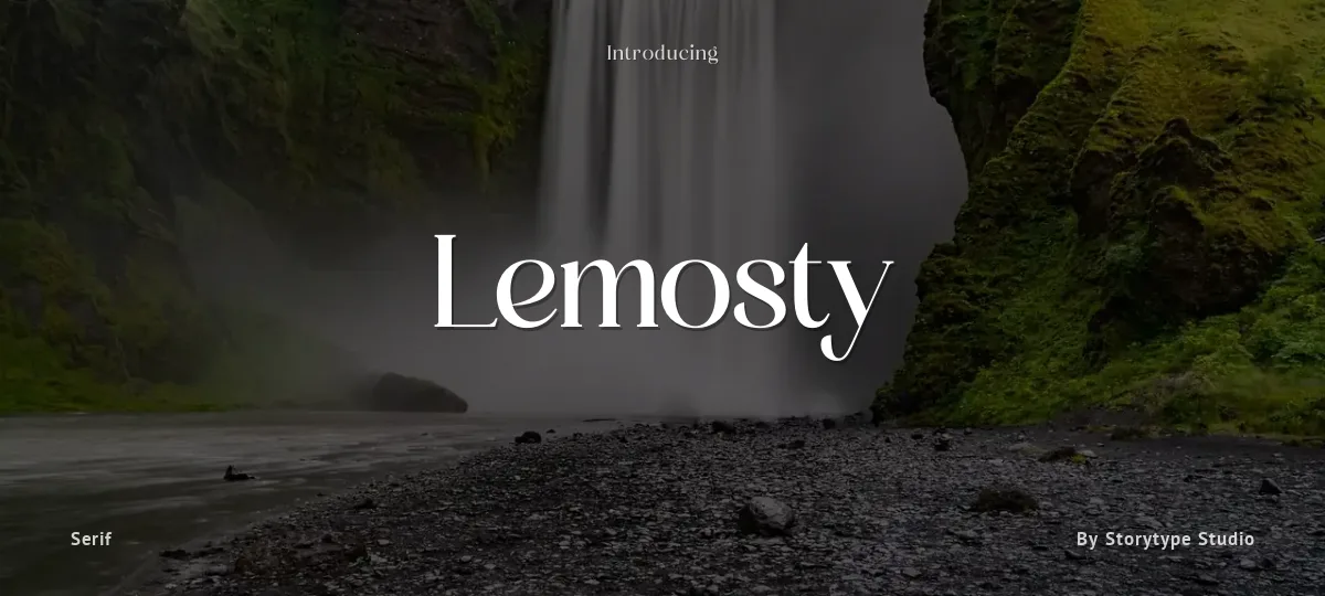 Lemosty font preview