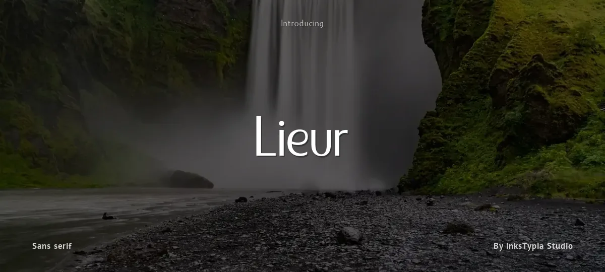 Lieur font preview