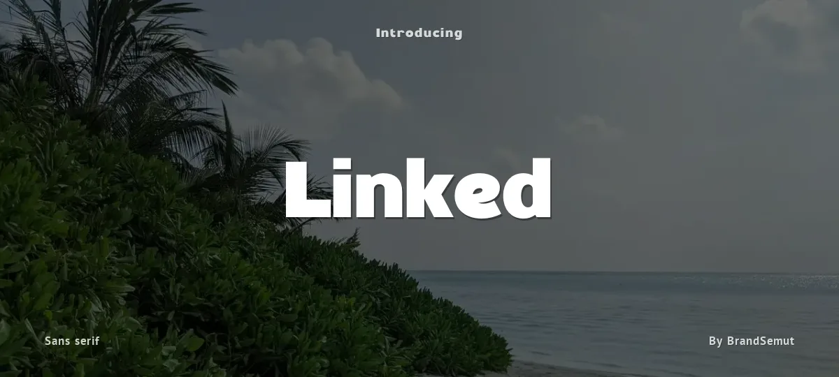 Linked font preview