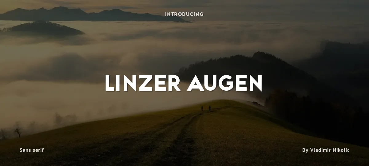 Linzer Augen font preview
