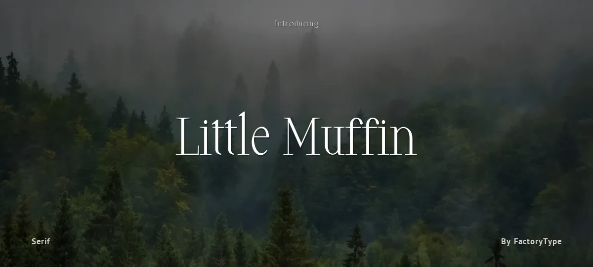 Little Muffin font preview