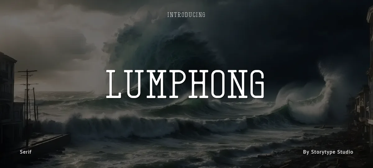 Lumphong font preview