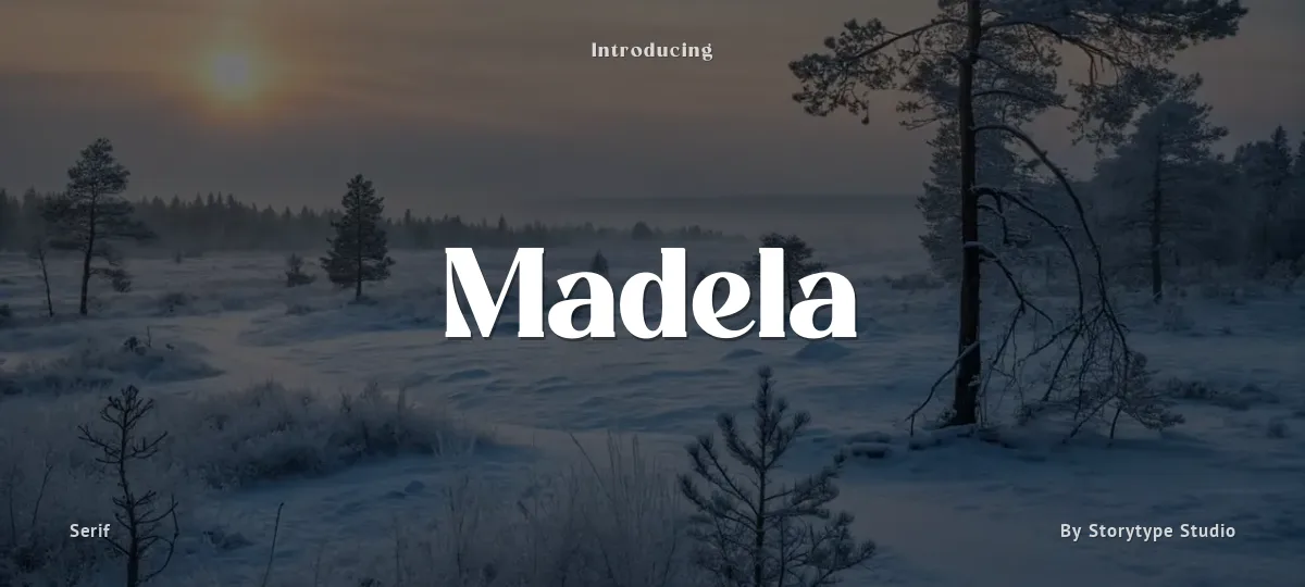 Madela font preview