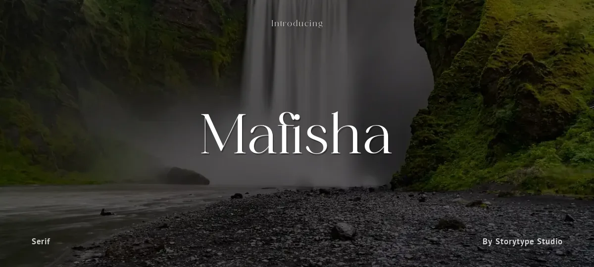 Mafisha font preview