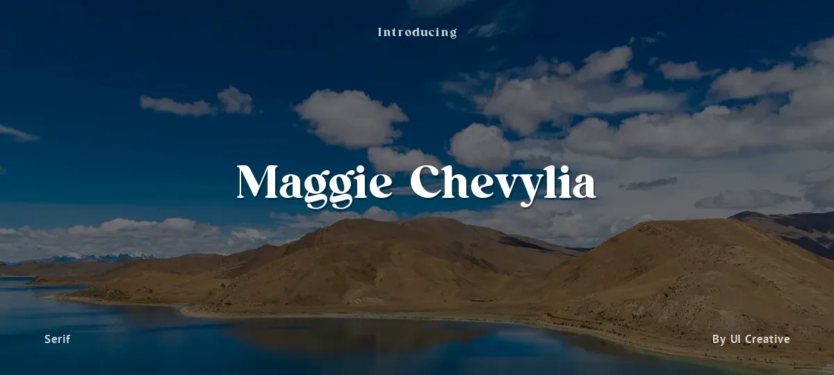 Maggie Chevylia font preview