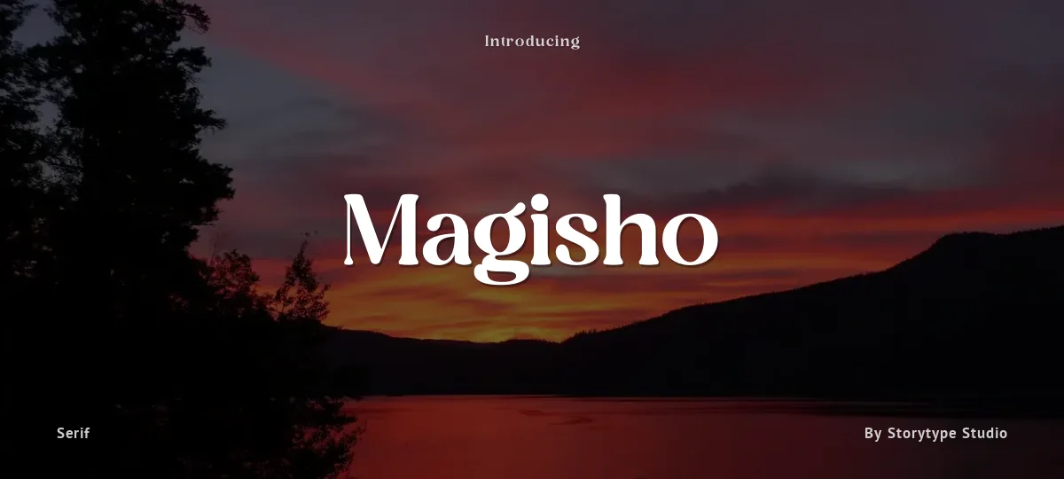 Magisho font preview