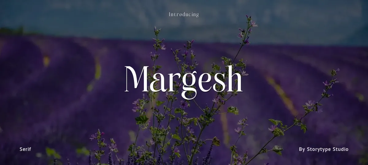 Margesh font preview