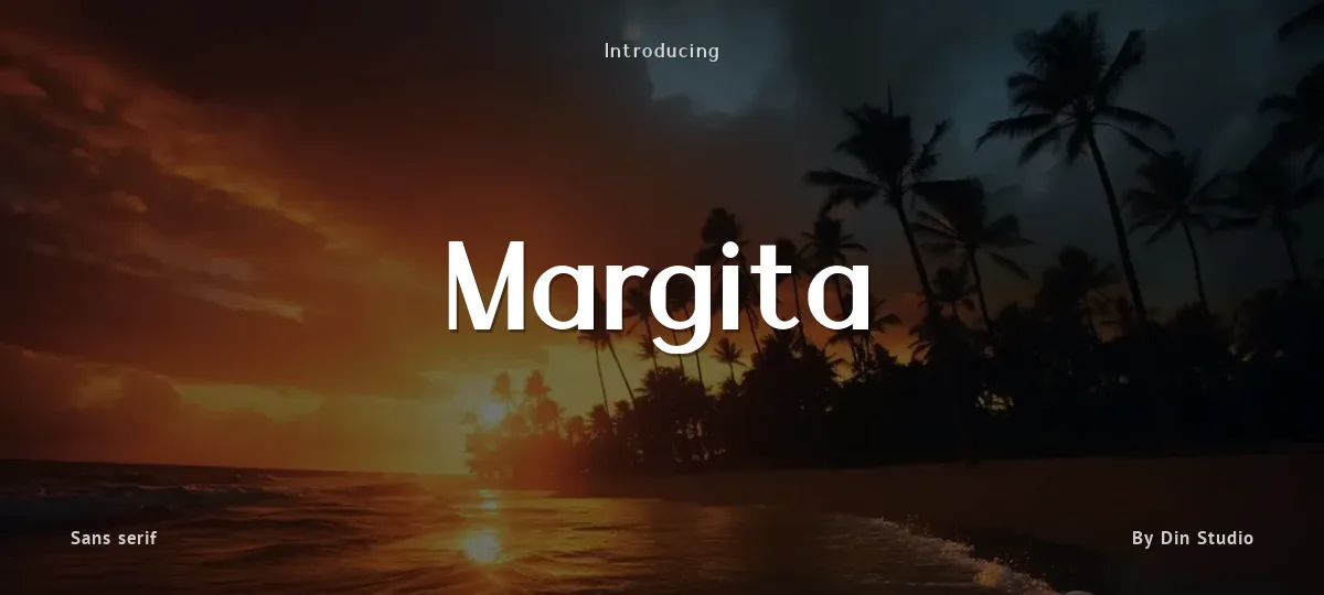 Margita font preview