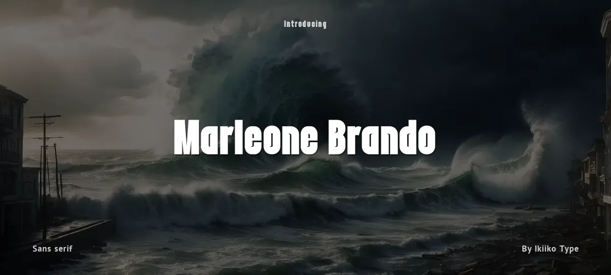 Marleone Brando font preview