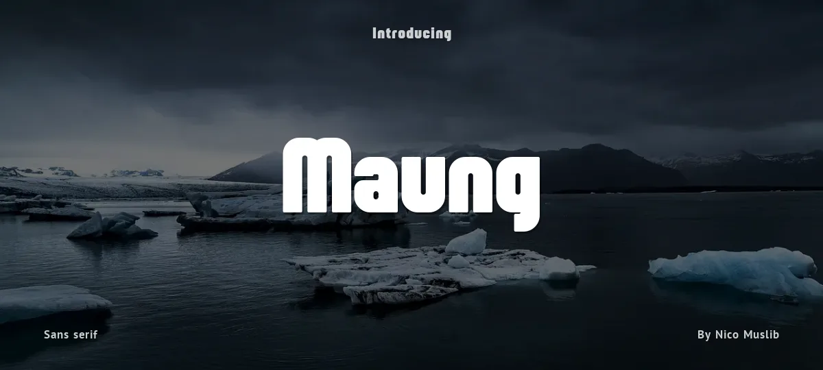 Maung font preview