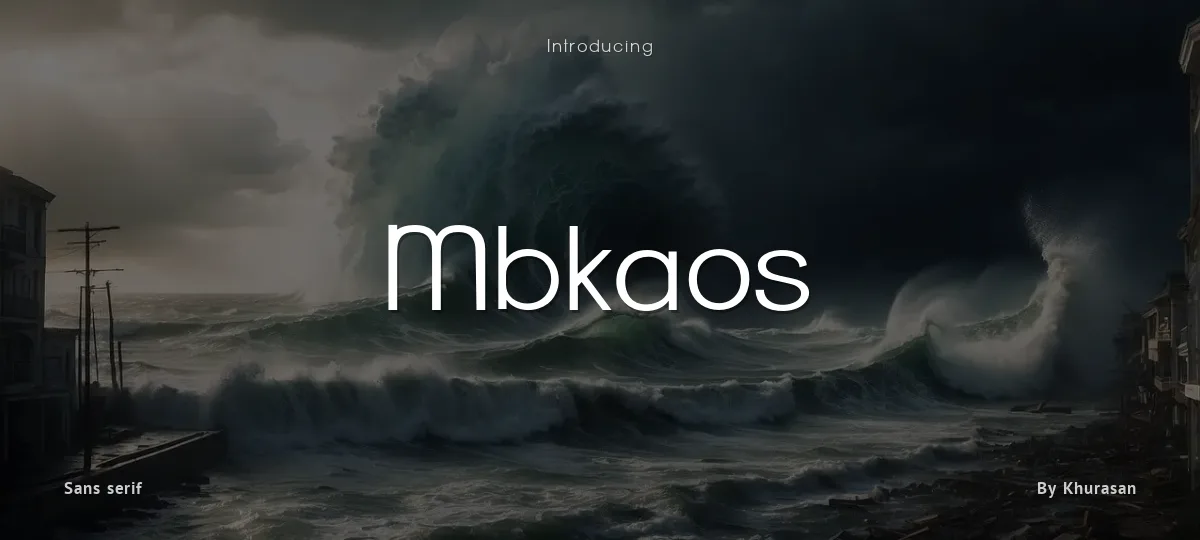 Mbkaos font preview