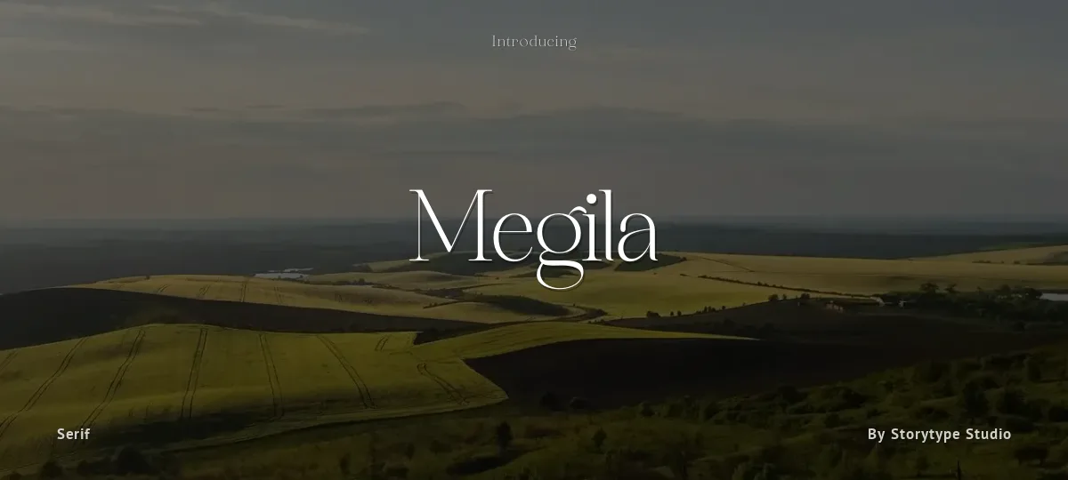 Megila font preview