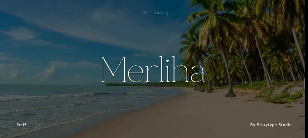 Merliha font preview