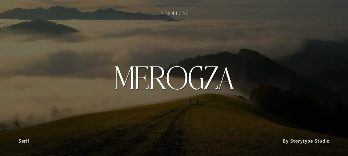 Merogza font preview