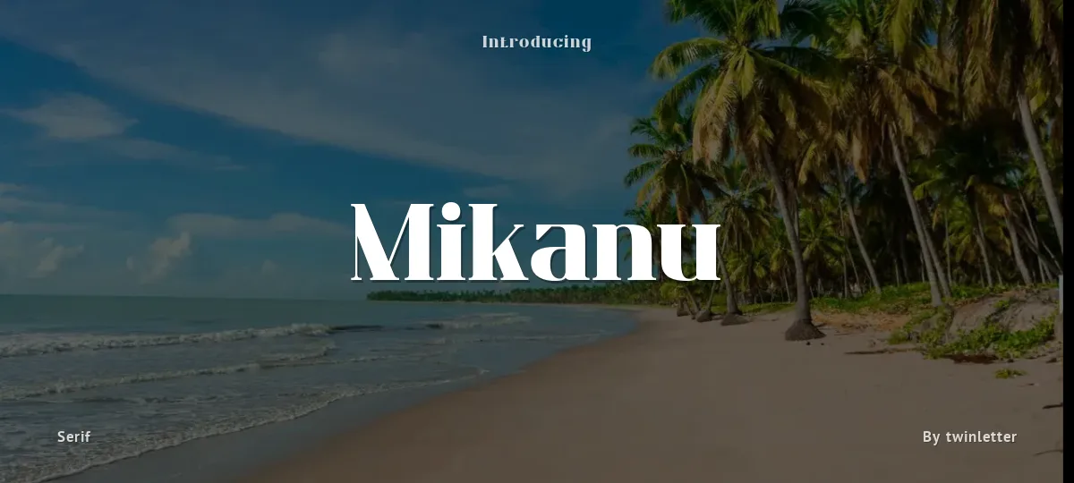 Mikanu font preview