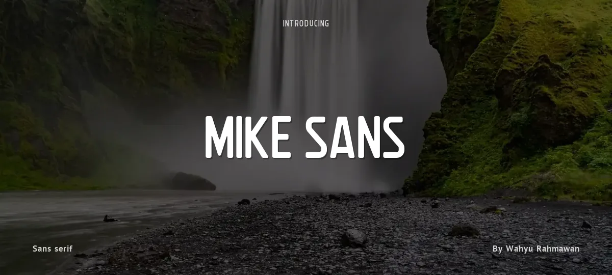 Mike Sans font preview