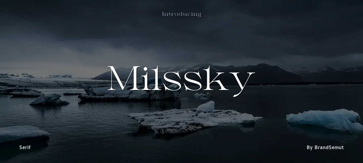 Milssky font preview