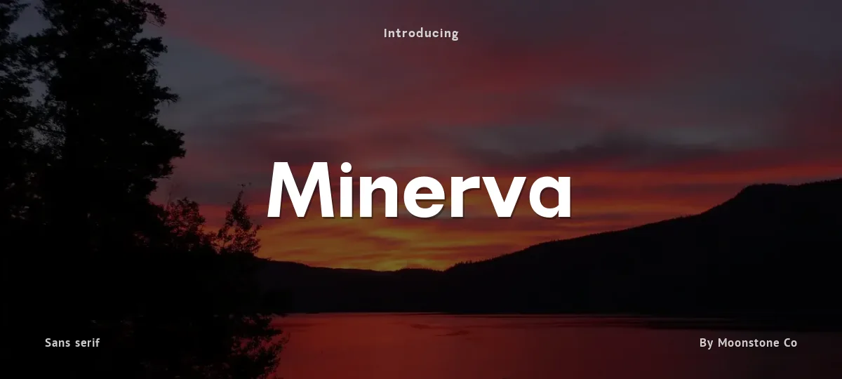 Minerva font preview