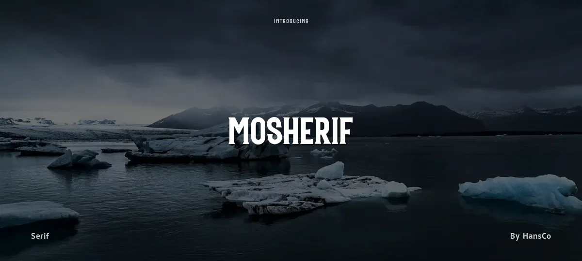Mosherif font preview