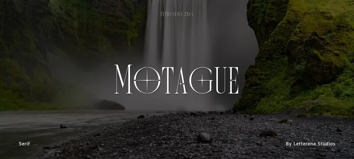 Motague font preview