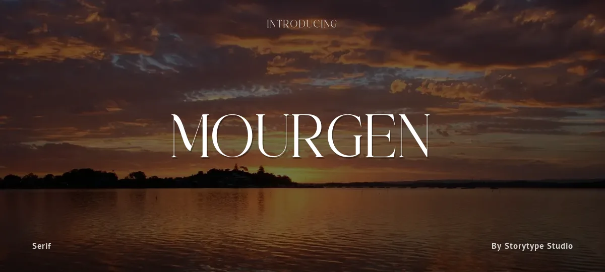 Mourgen font preview