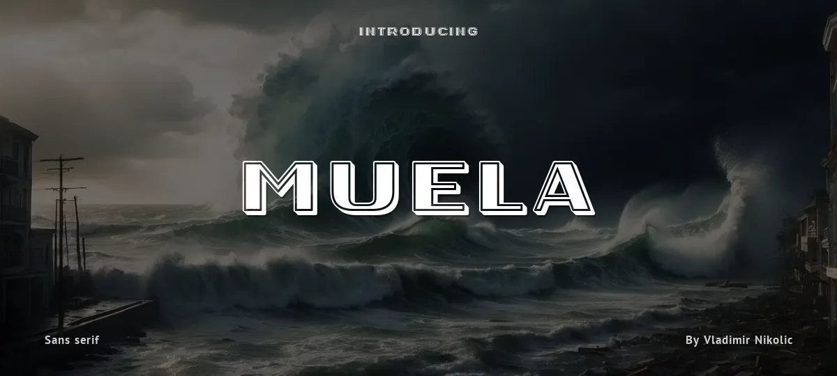Muela font preview