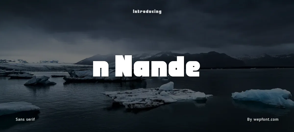 n Nande font preview