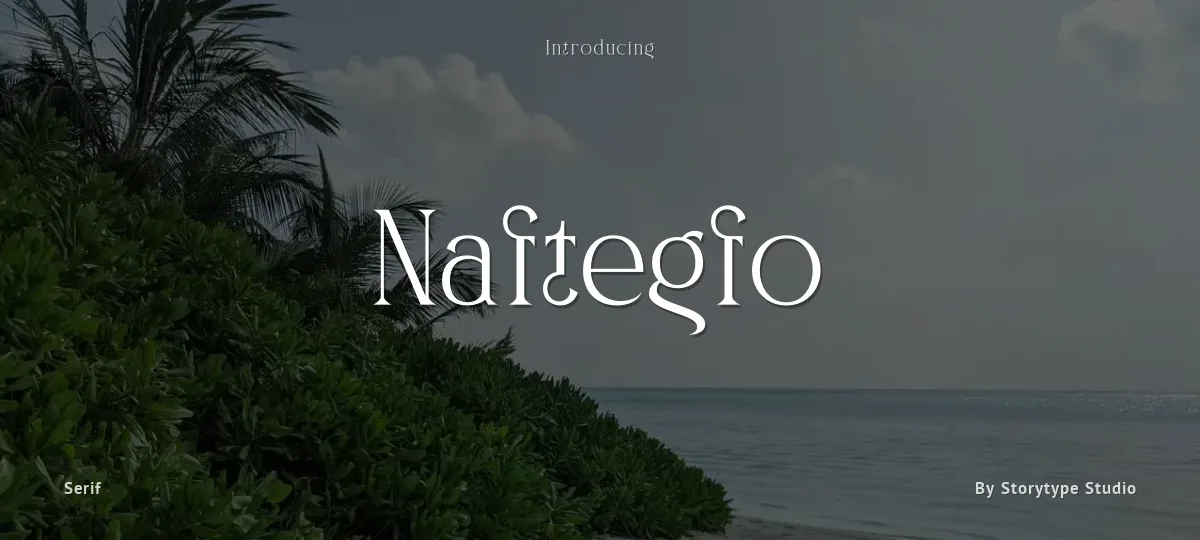 Naftegfo font preview