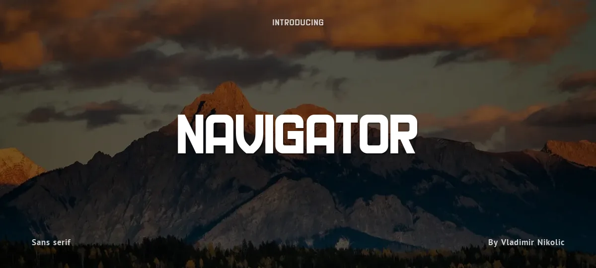 Navigator font preview
