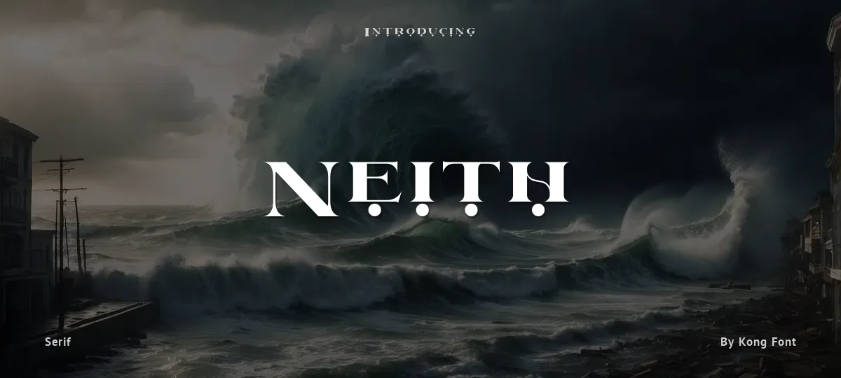 Neith font preview