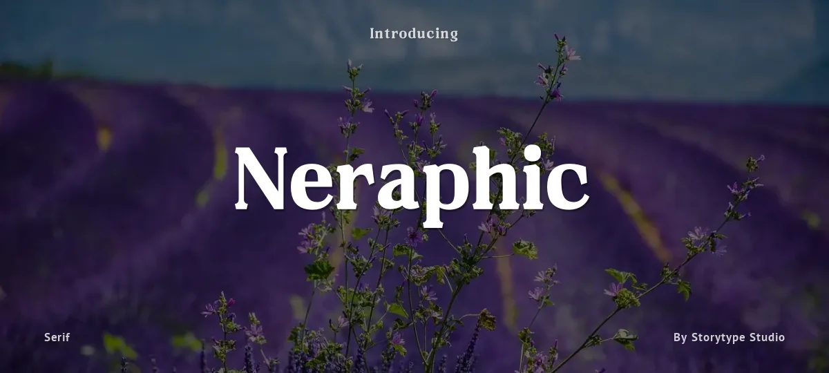 Neraphic font preview