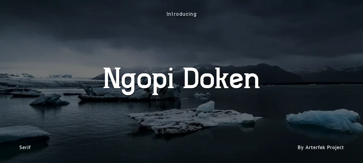 Ngopi Doken font preview