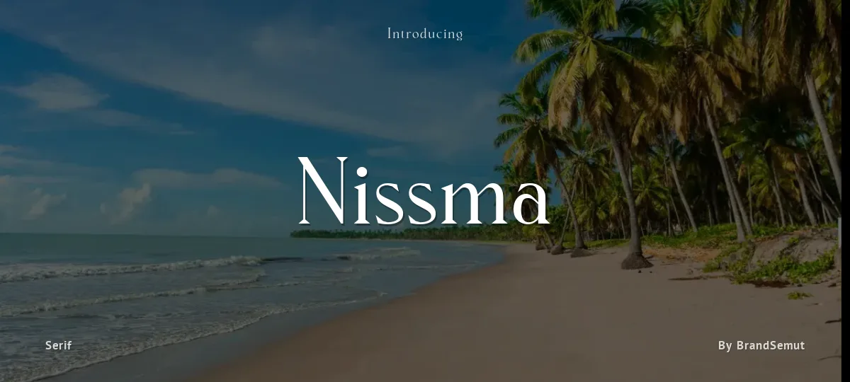Nissma font preview