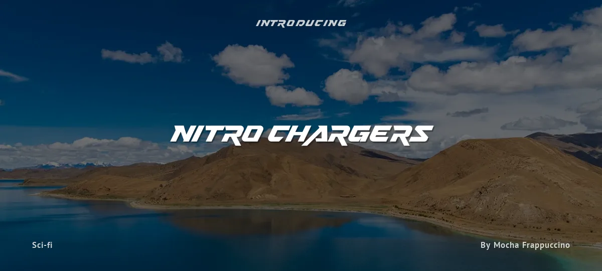Nitro Chargers font preview