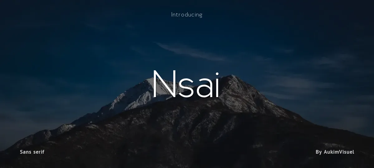 Nsai font preview