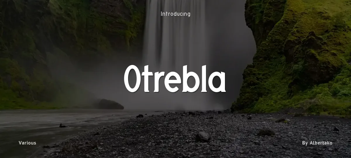 Otrebla font preview