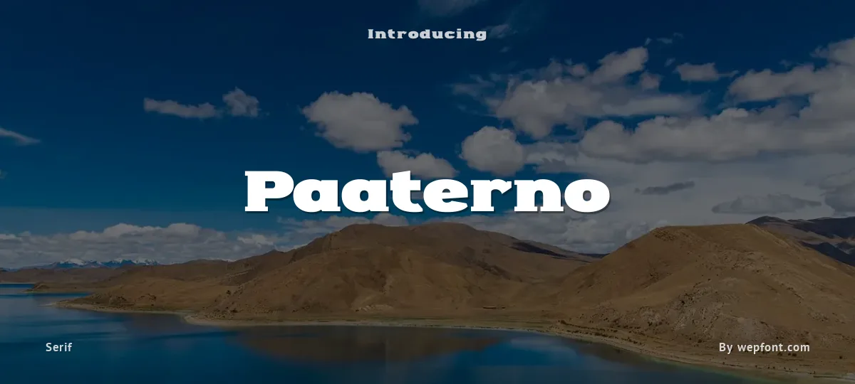 Paaterno font preview