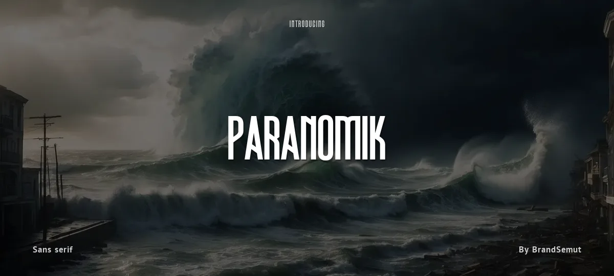 Paranomik font preview