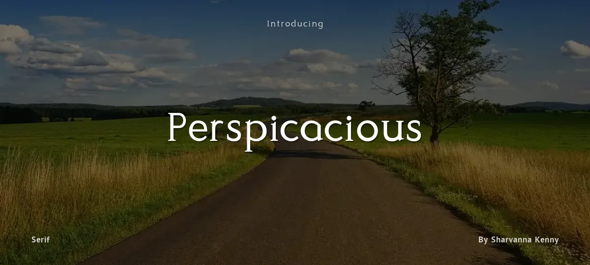 Perspicacious font preview