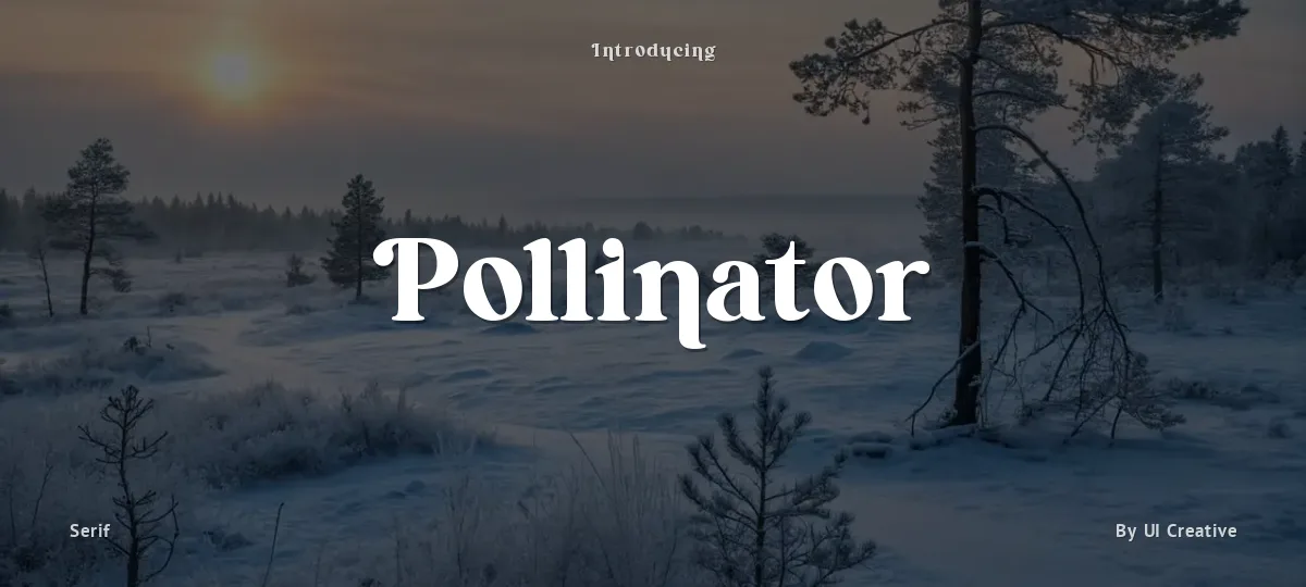 Pollinator font preview
