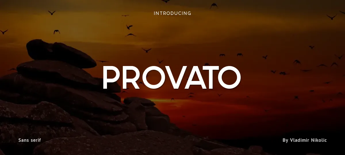 Provato font preview